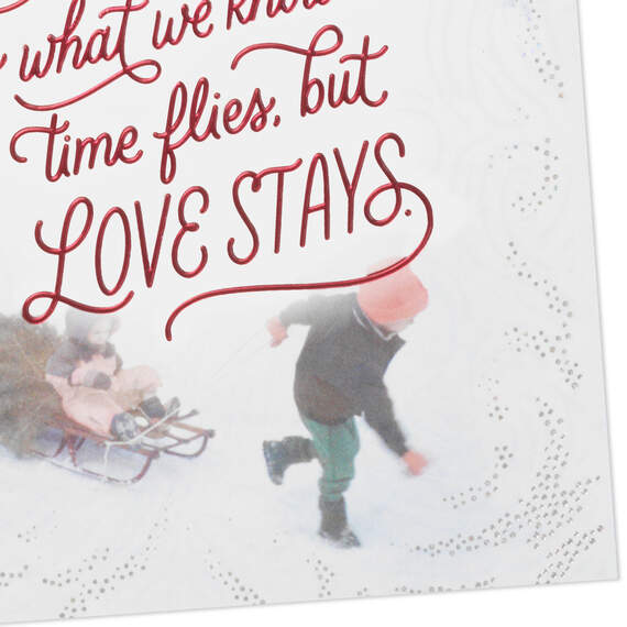 Time Flies, But Love Stays Christmas Card for Sister, , large image number 4