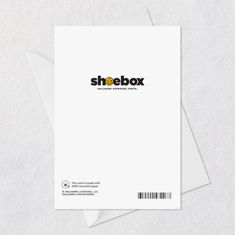 Mean Gray Cat Funny Birthday Card Card Back with Envelope image number 7