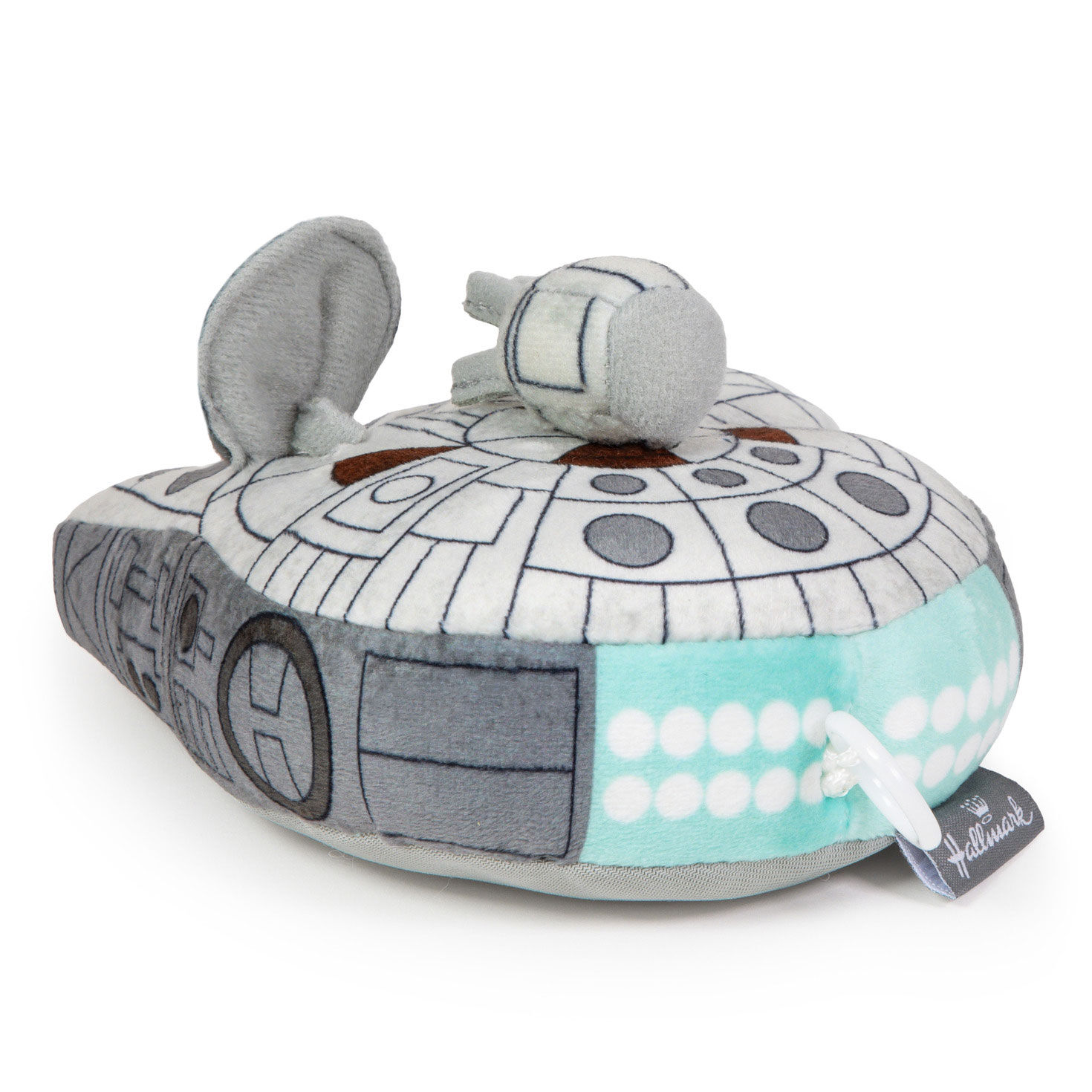 Star Wars Millennium Falcon Zip-Along Stuffed Toy Back image number 2