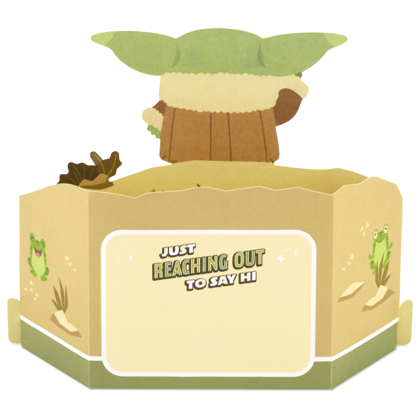 Star Wars Mandalorian The Child 3D Pop-Up Hello Card sentiment image number 2