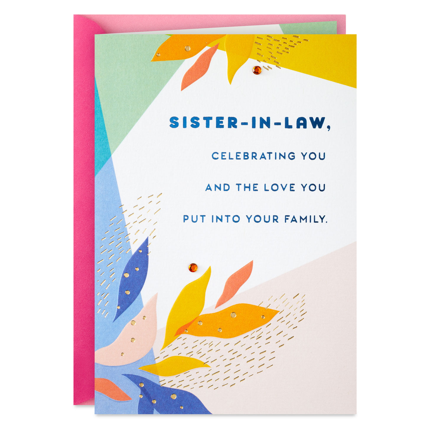 So Glad We're Family Mother's Day Card for Sister-in-Law