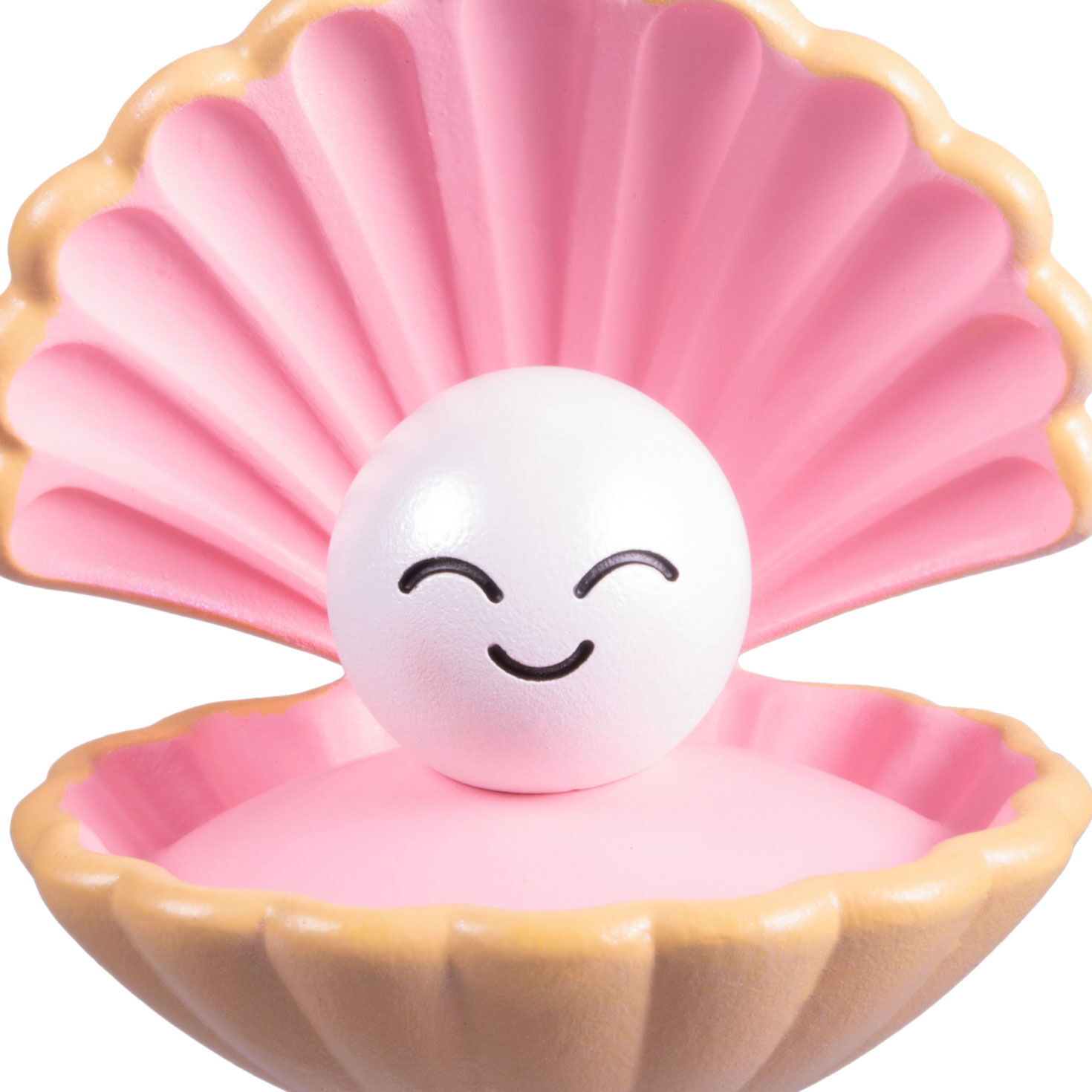 Oyster With Smiling Pearl Christmas Ornament upclose view image number 5