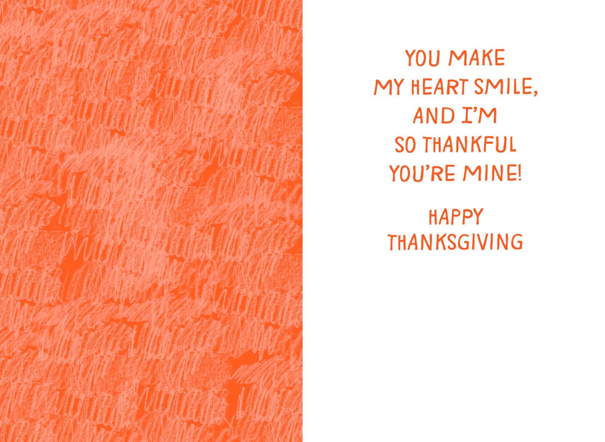 Pilgrim Puppies Thanksgiving Card for Grandparents