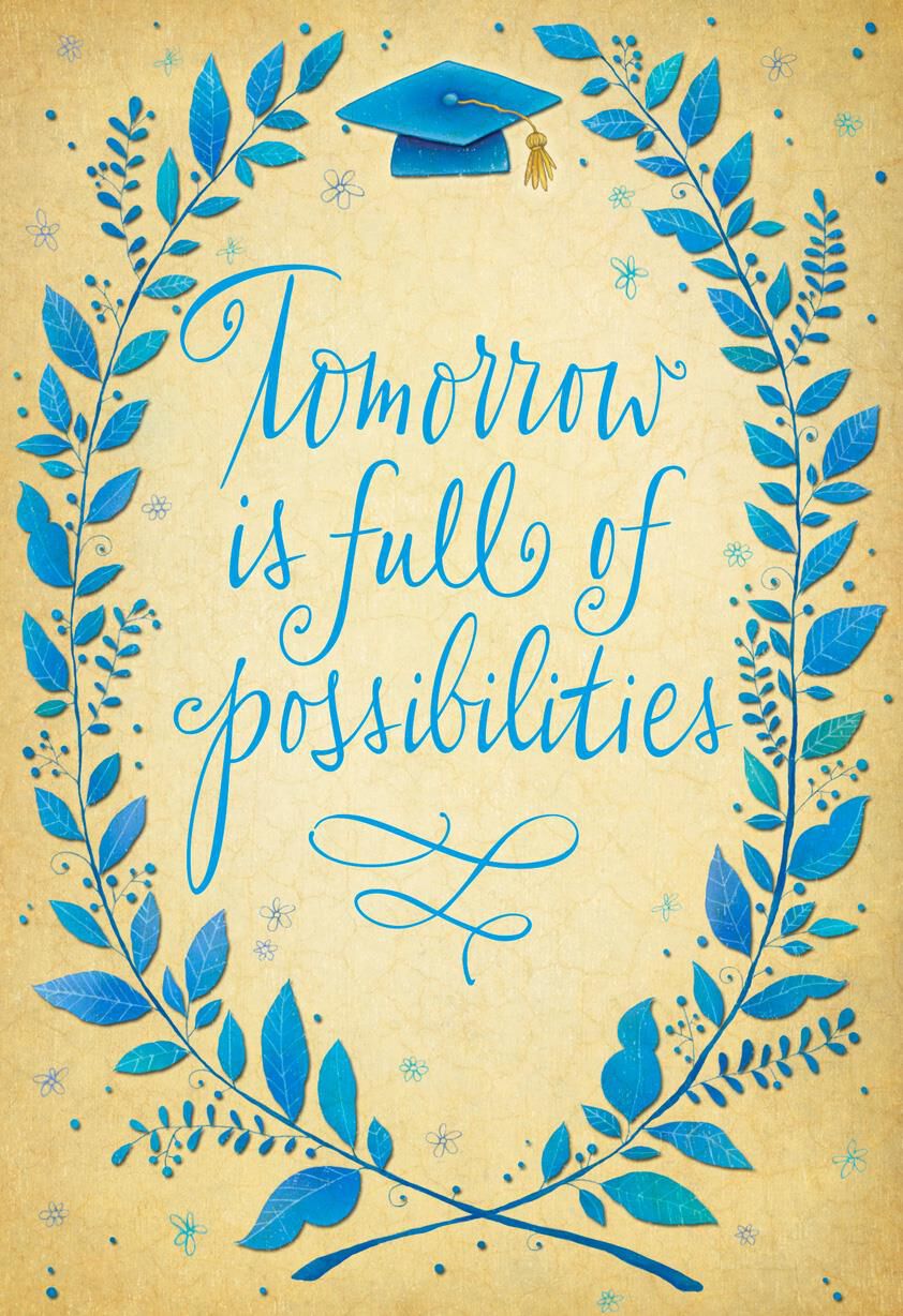 Possibilities of Tomorrow Graduation Card