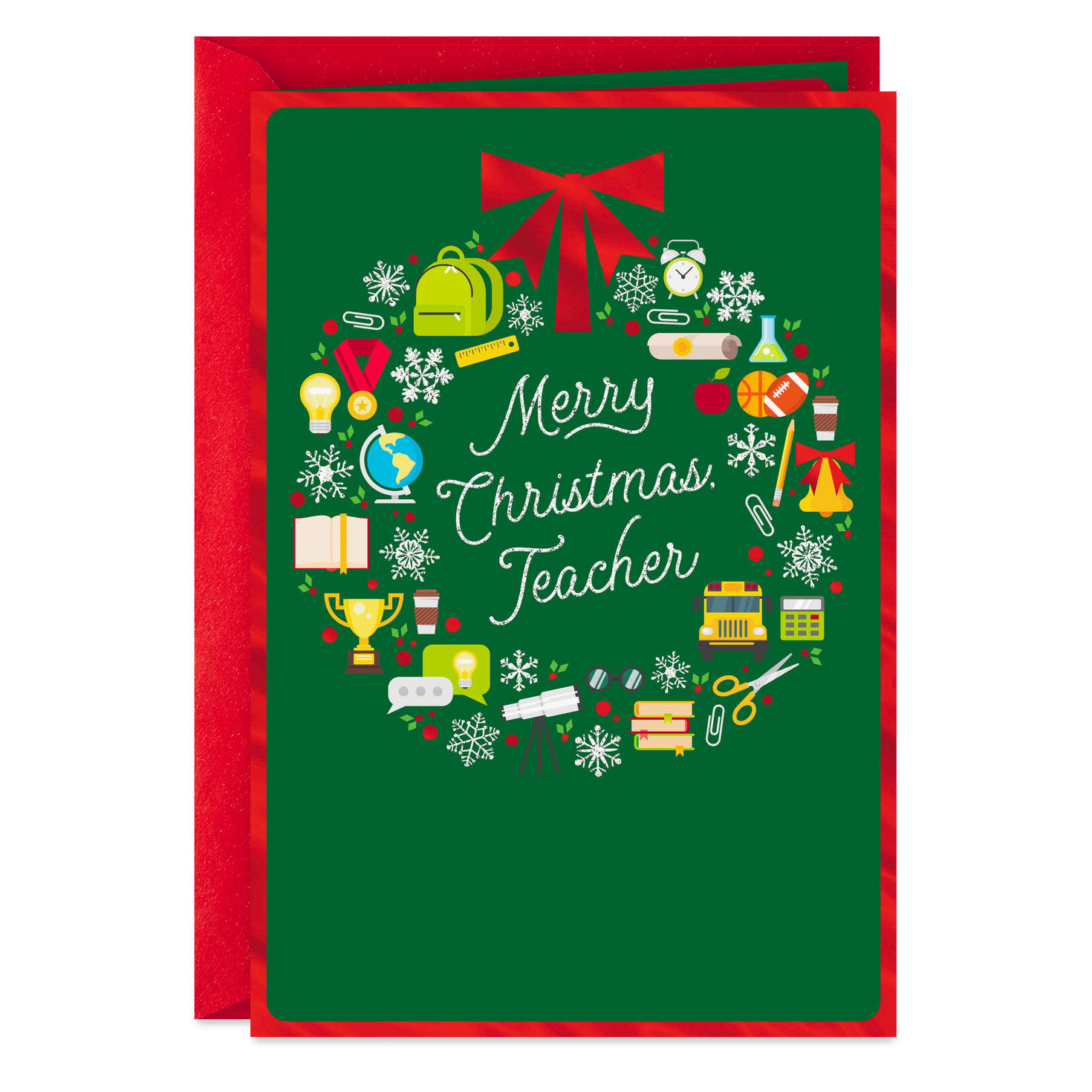 As Great as You Christmas Card for Teacher