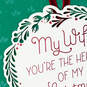 You're the Other Half of My Heart Christmas Card for Wife, , large image number 5