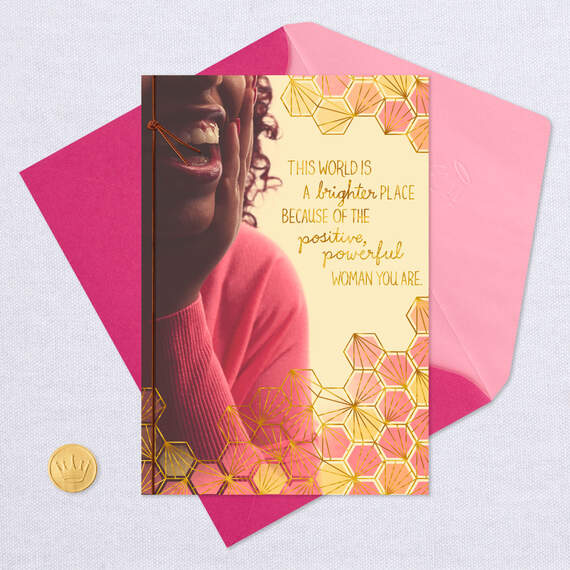 You Are a Positive, Powerful Woman Birthday Card for Her, , large image number 5