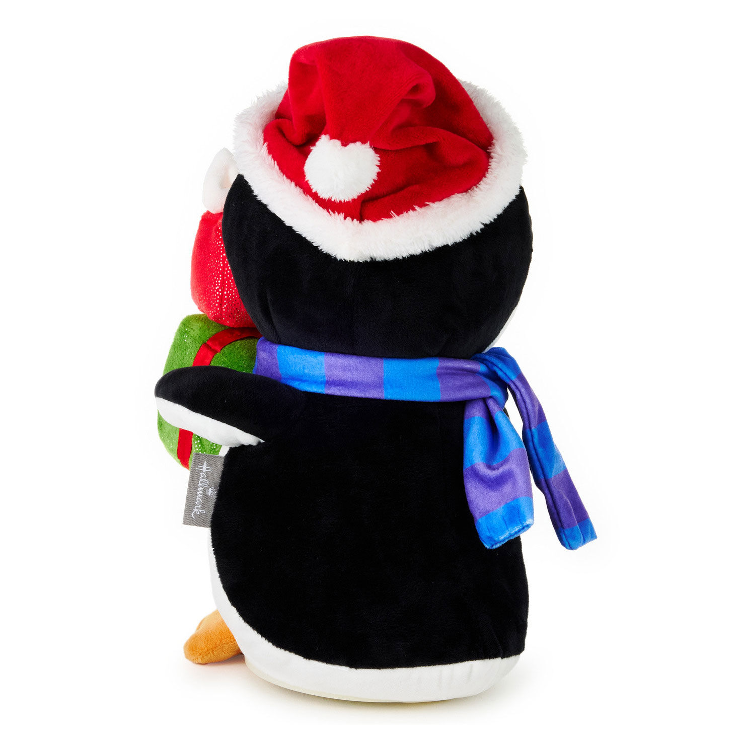 Penguin Carrying Gifts Plush Back image number 2