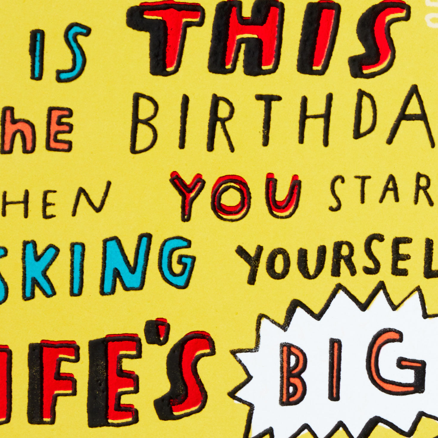 Life's Big Questions Funny Birthday Card for only USD 4.49 | Hallmark