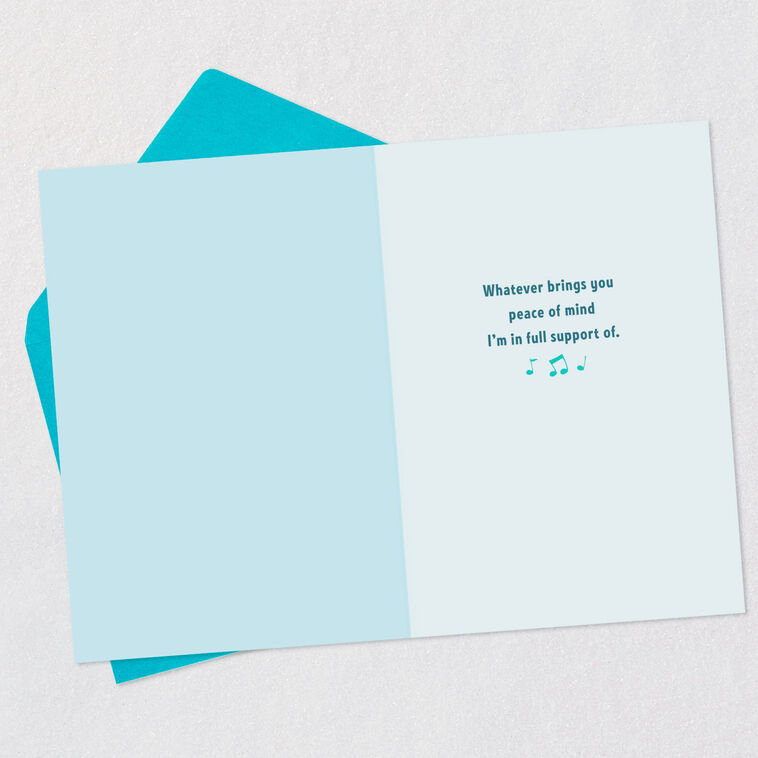 Calming Bagpipes Funny Encouragement Card, , large image number 3