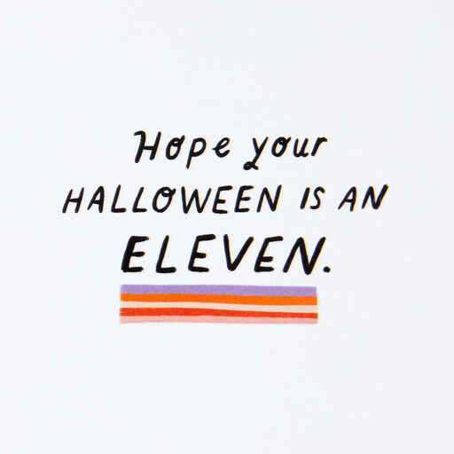 Netflix Stranger Things Eleven Halloween Card, 
