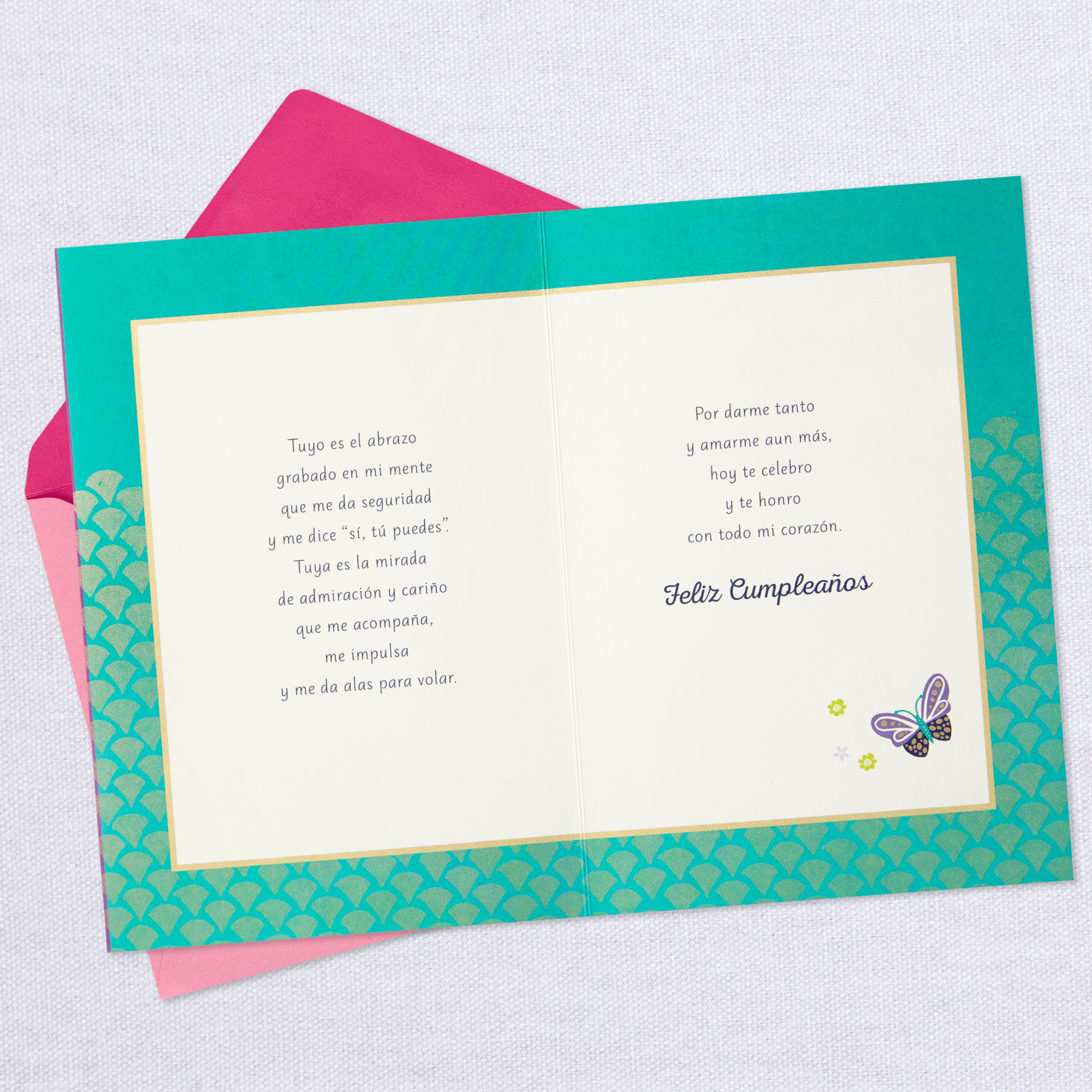 Celebrating You Spanish-Language Birthday Card for Mom, , large image number 4