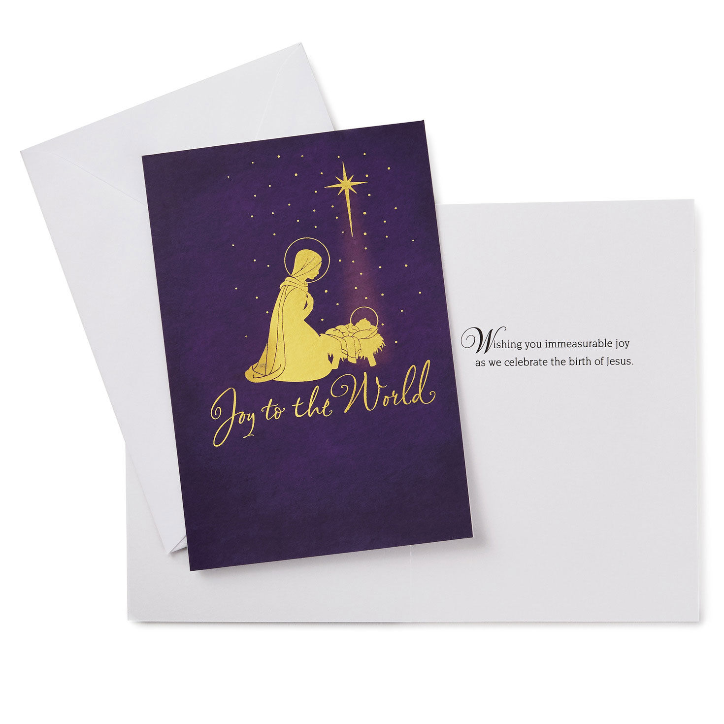 Religious Images Assorted Boxed Christmas Cards Card Front with Sentiment image number 5