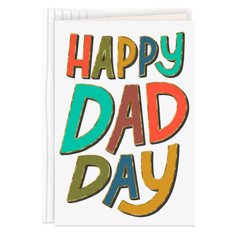 Happy Dad Day Father's Day Card, , large
