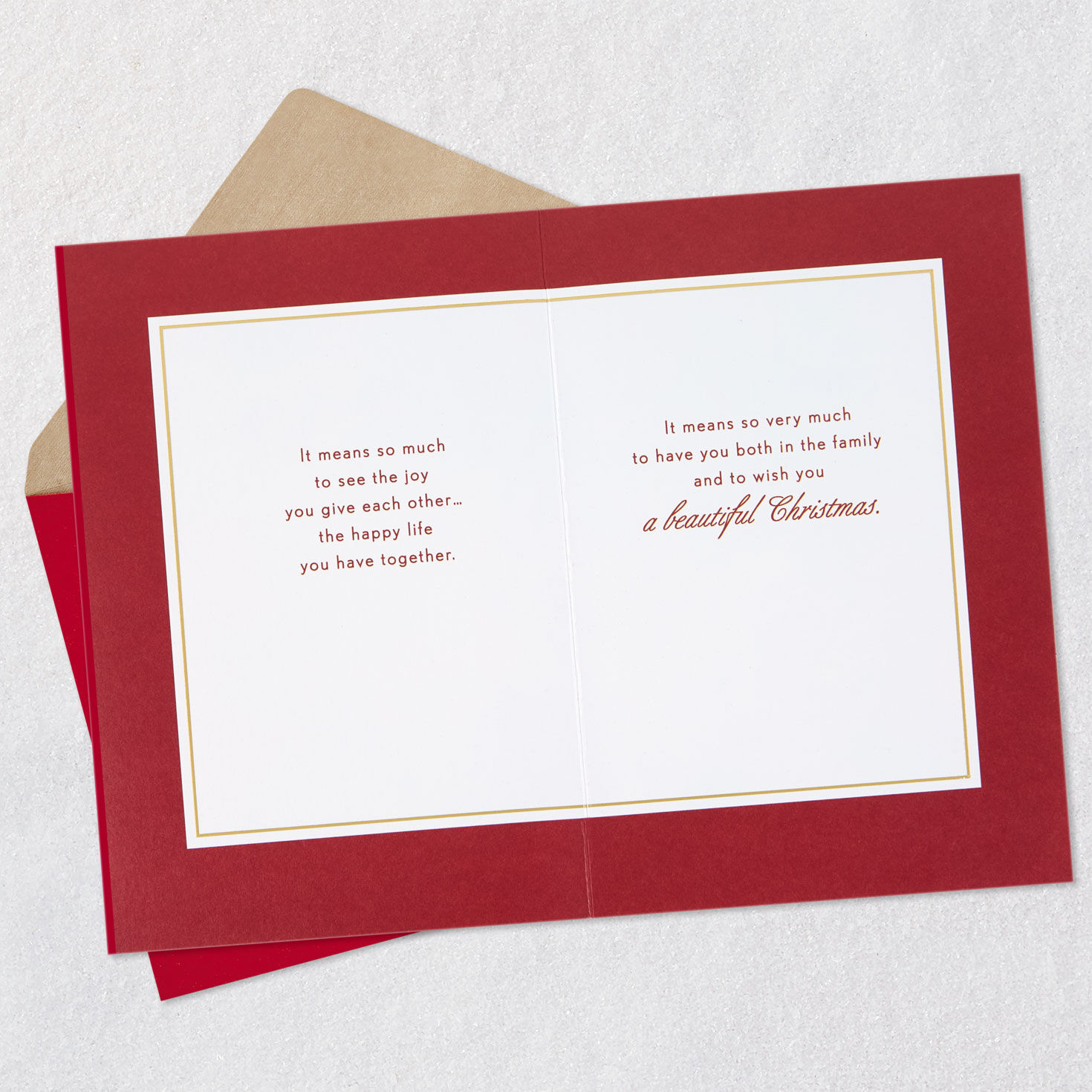 Your Joy and Happiness Mean So Much Christmas Card for Granddaughter and Husband for only USD 5.59 | Hallmark