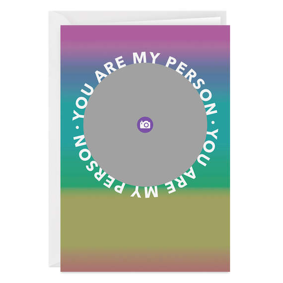 Personalized You Are My Person Photo Card, , large image number 6