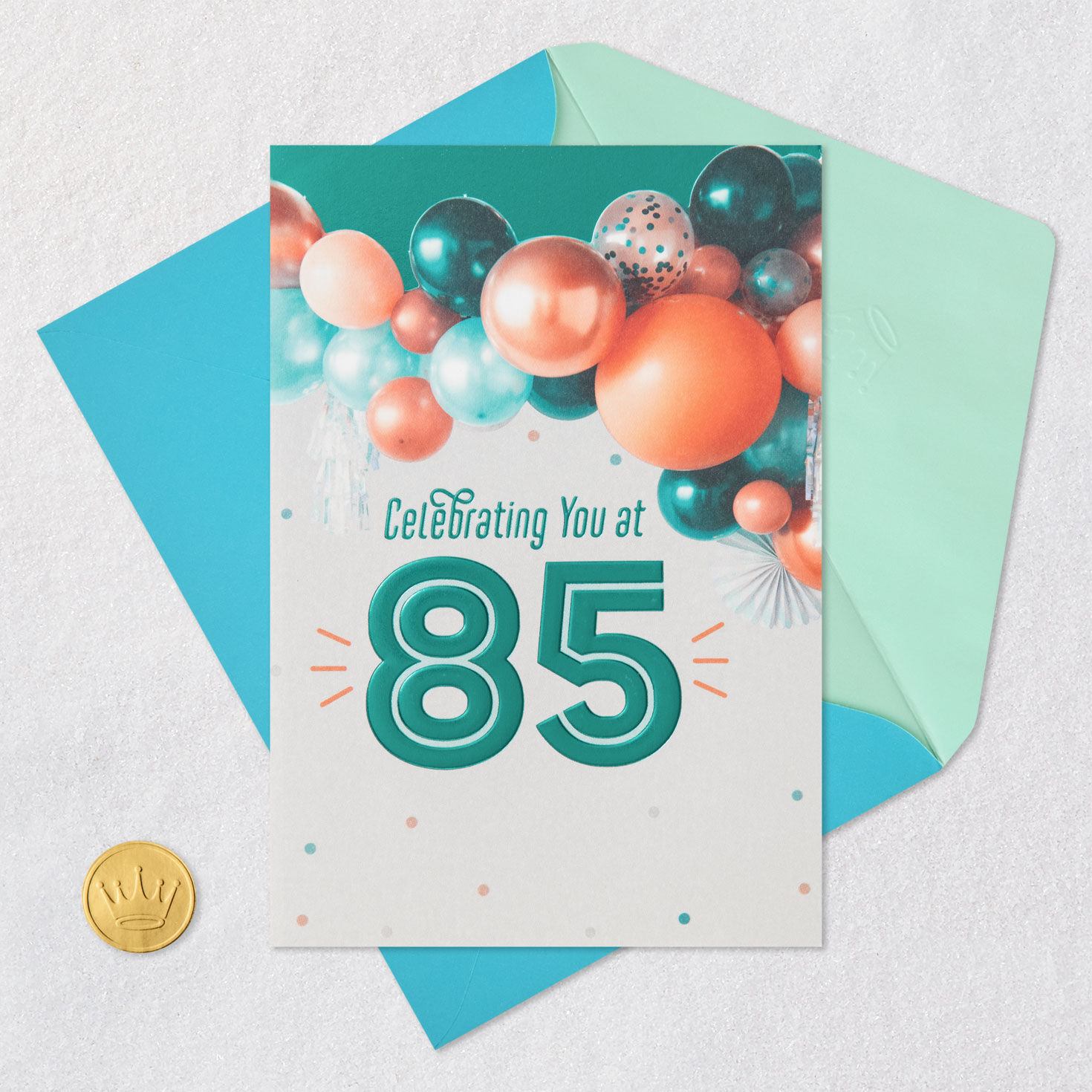 Celebrating You at 85 Balloons 85th Birthday Card for only USD 4.99 | Hallmark