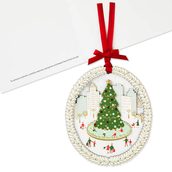 Oh What Fun Christmas Card With Laser-Cut Ornament, , large image number 5