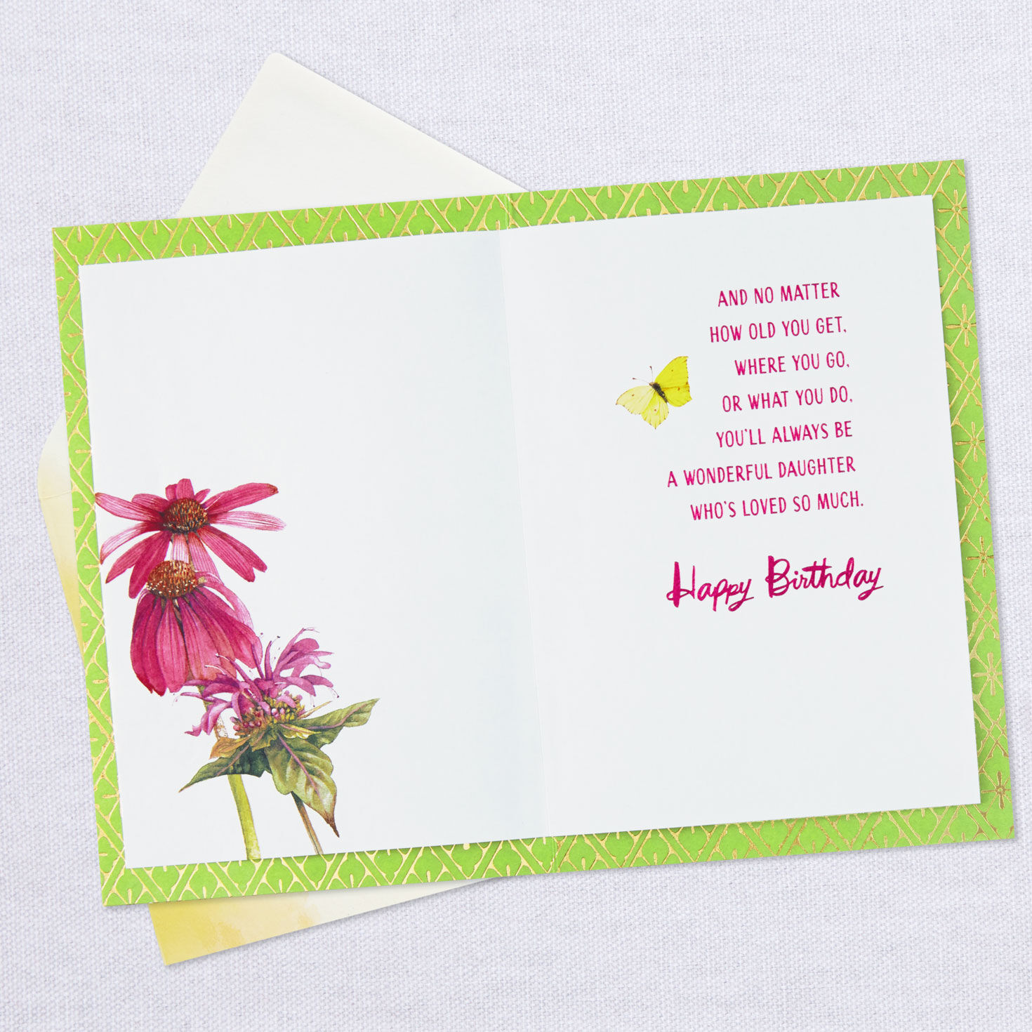 Birthday Greeting Card Details about   On Your Birthday Daughter Hallmark Expressions 
