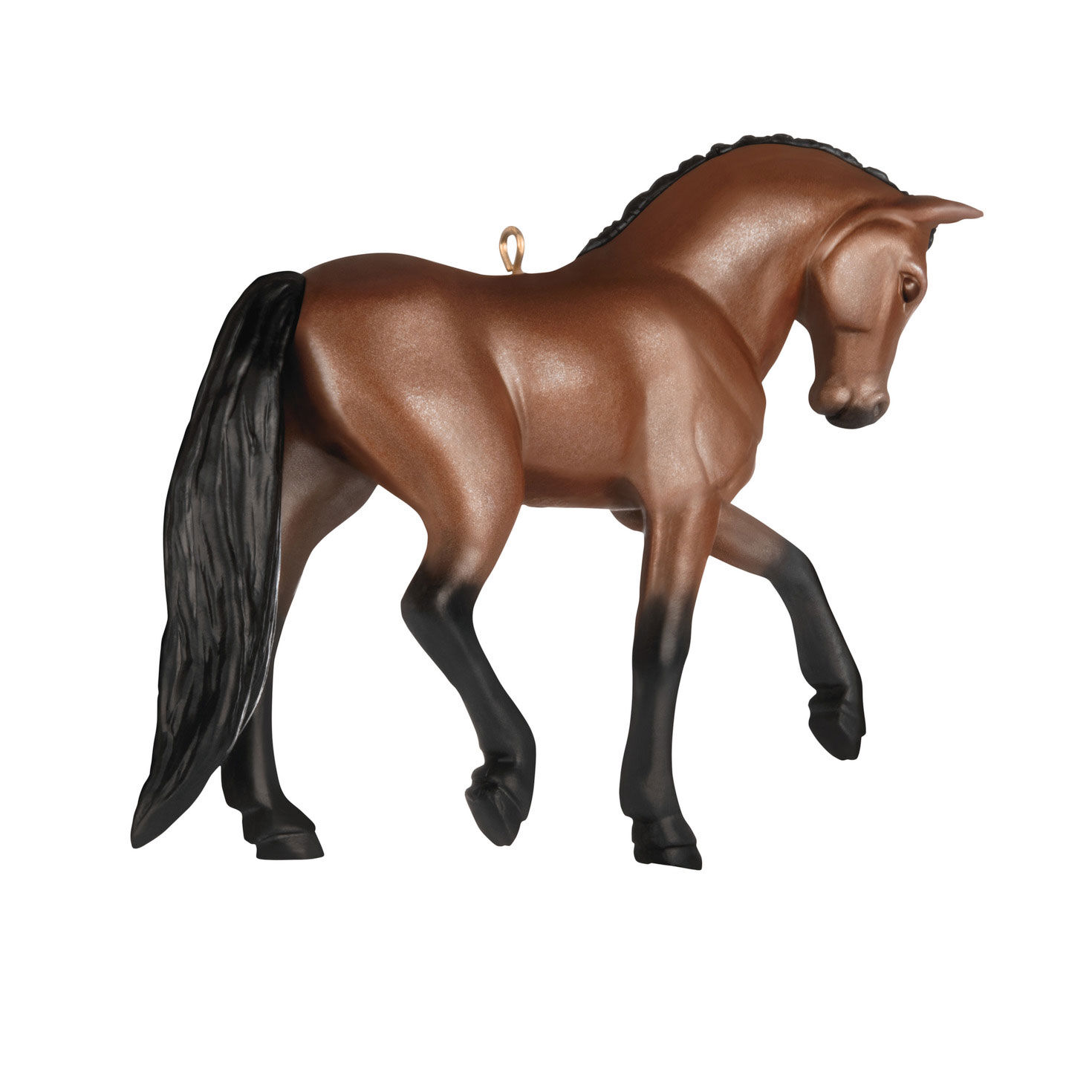 Brown Horse Keepsake Ornament Back image number 6
