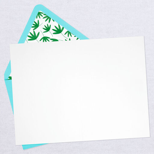 Colorful Parrot Hello Blank Card, 