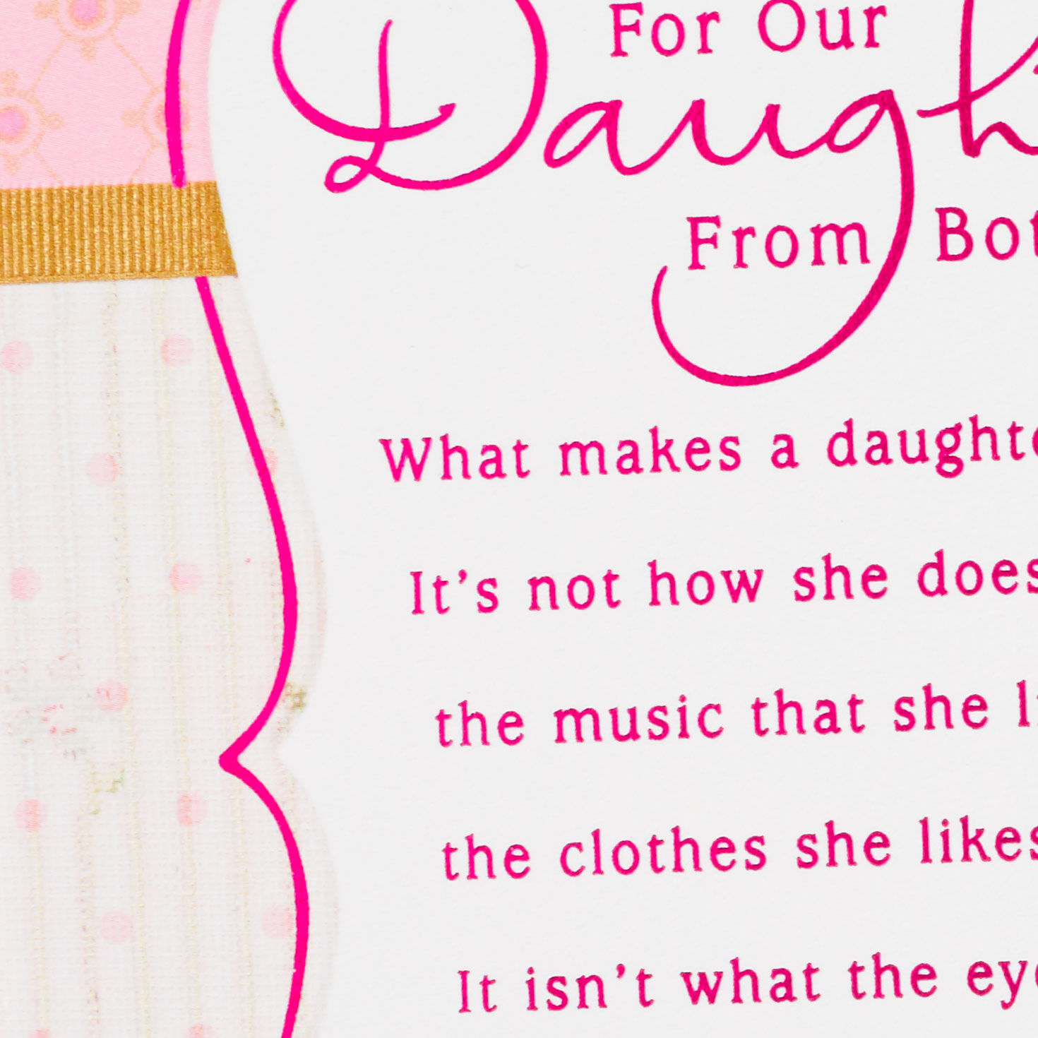 A Daughter As Wonderful As You Birthday Card From Parents for only USD 4.99 | Hallmark