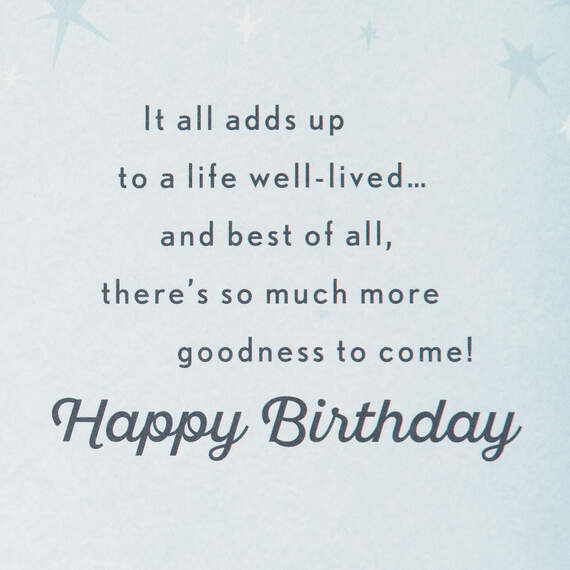 A Life Well-Lived Candles 75th Birthday Card - Greeting Cards | Hallmark