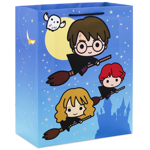 13" Harry Potter™ and Friends on Broomsticks Gift Bag, 