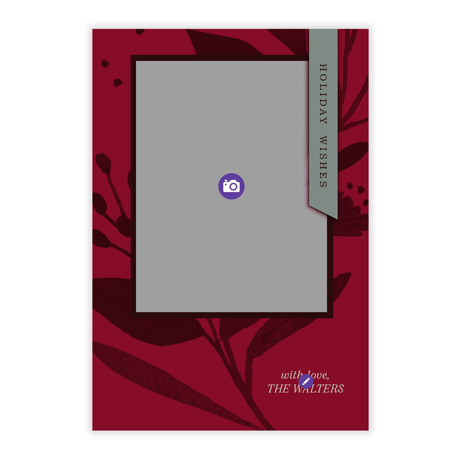 Wishes Flat Holiday Photo Card, , large image number 5