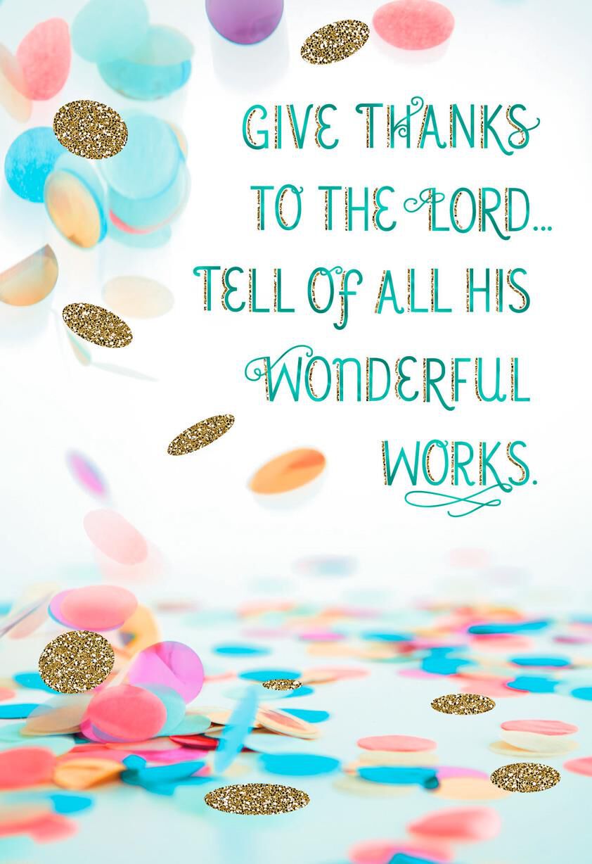 Confetti Celebration Religious Congratulations Card