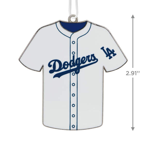 MLB Los Angeles Dodgers™ Baseball Jersey Metal Hallmark Ornament, , large image number 3