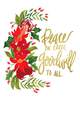 Blessings Wreath Christmas Card, , large image number 1