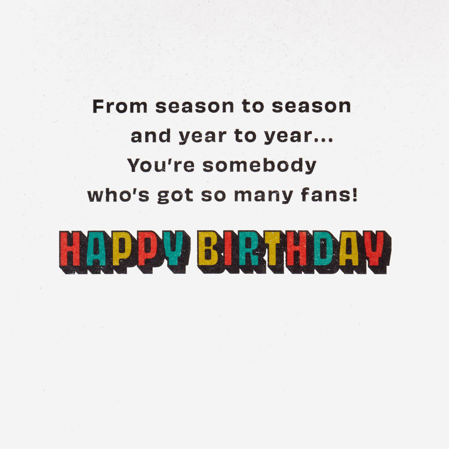 Let's Go Sports Graphics Lettering Birthday Card for Kids for only USD 4.99 | Hallmark