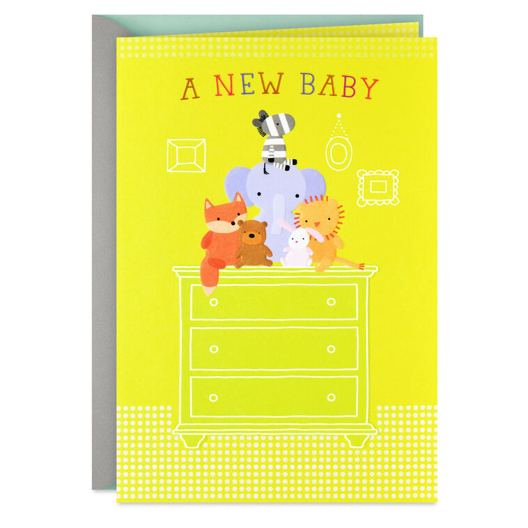 Blessed With Love and Tiny Things New Baby Card