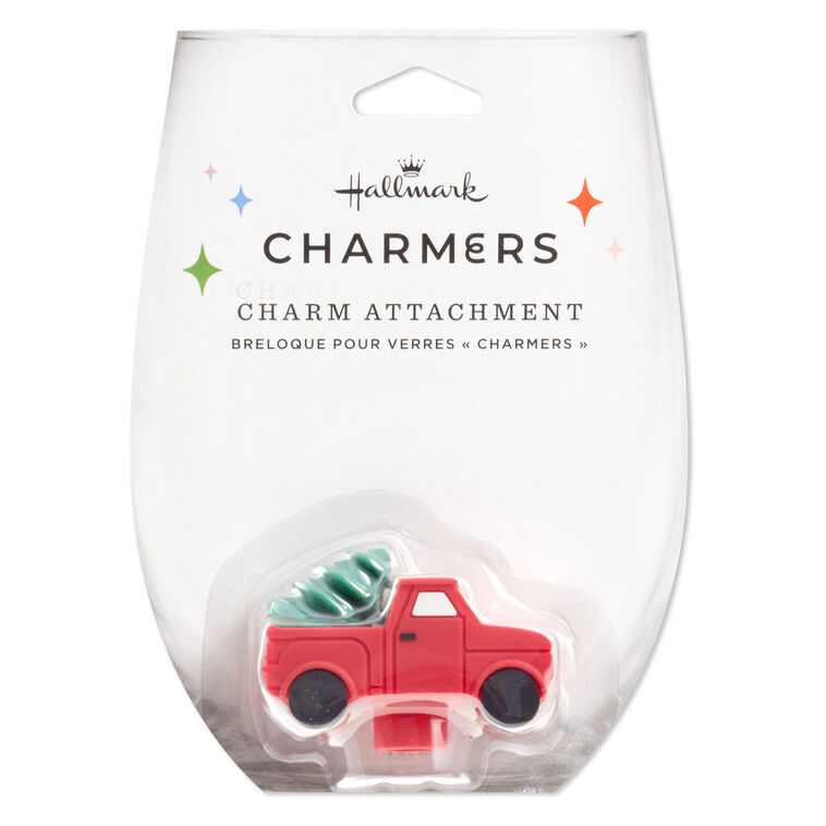 Charmers Red Truck With Tree Silicone Charm, , large image number 4