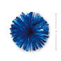 Royal Blue Metallic Pom Pom Gift Bow, 7", Royal Blue, large image number 2