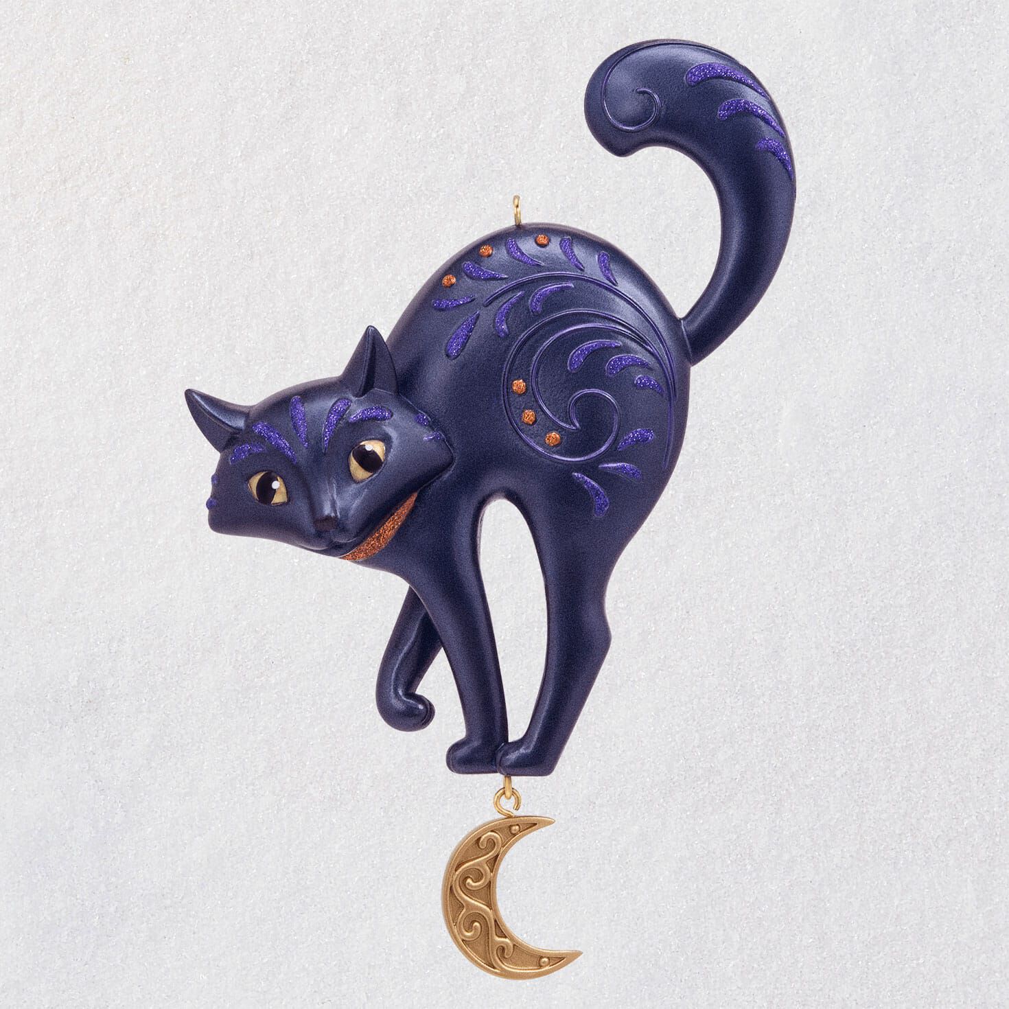 Bewitching Black Cat Halloween Ornament Keepsake Ornaments