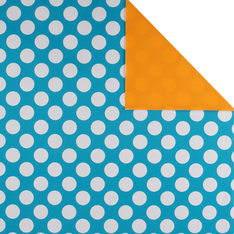 Bold Patterns and Solids 3-Pack Reversible Wrapping Paper, , large image number 6