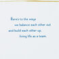 Blue, Yellow and Teal Brushstrokes 25th Anniversary Card Sentiment image number 2