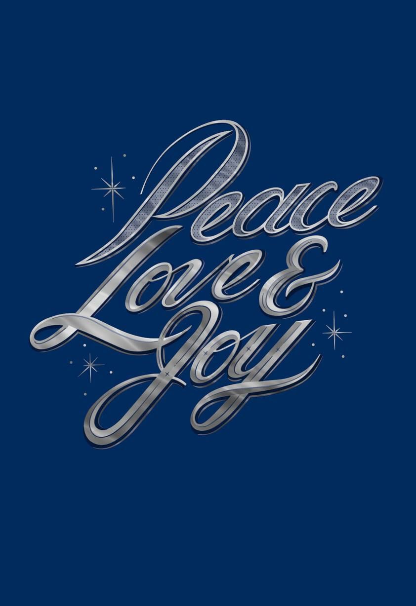 Message for Peace, Love and Joy Christmas Card - Greeting Cards - Hallmark