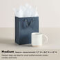 Aqua and White Swirl Medium Gift Bag  image number 7