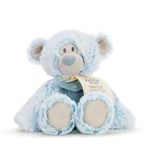 Demdaco Blue Pocket Prayer Bear, 11", 