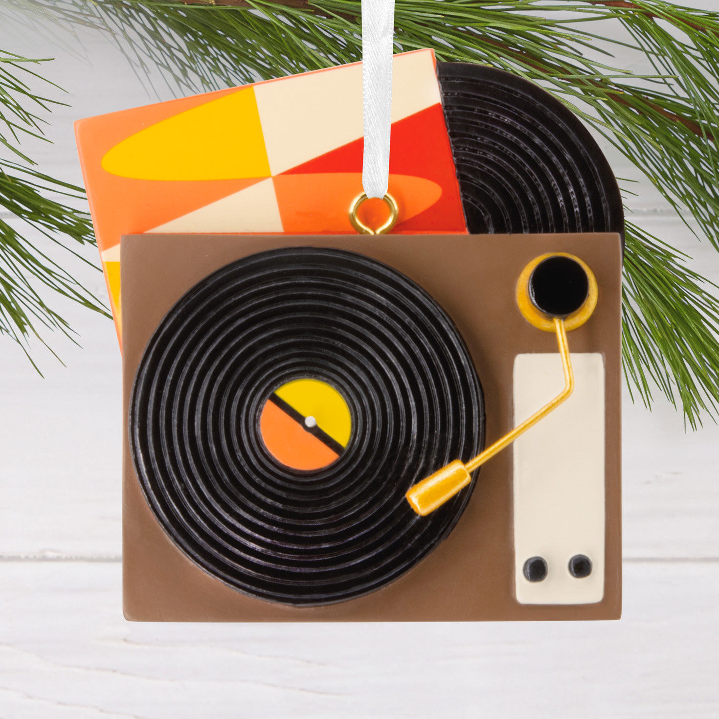 Record Player Hallmark Ornament, , large image number 2