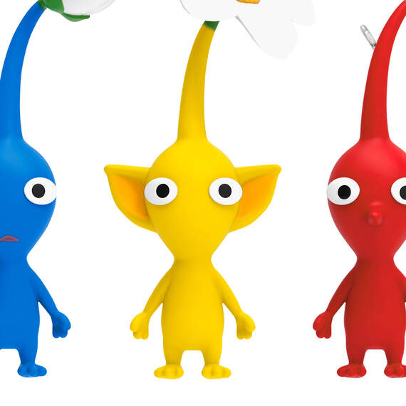Nintendo Pikmin™ Red, Yellow, and Blue Pikmin Ornaments, Set of 3, , large image number 4