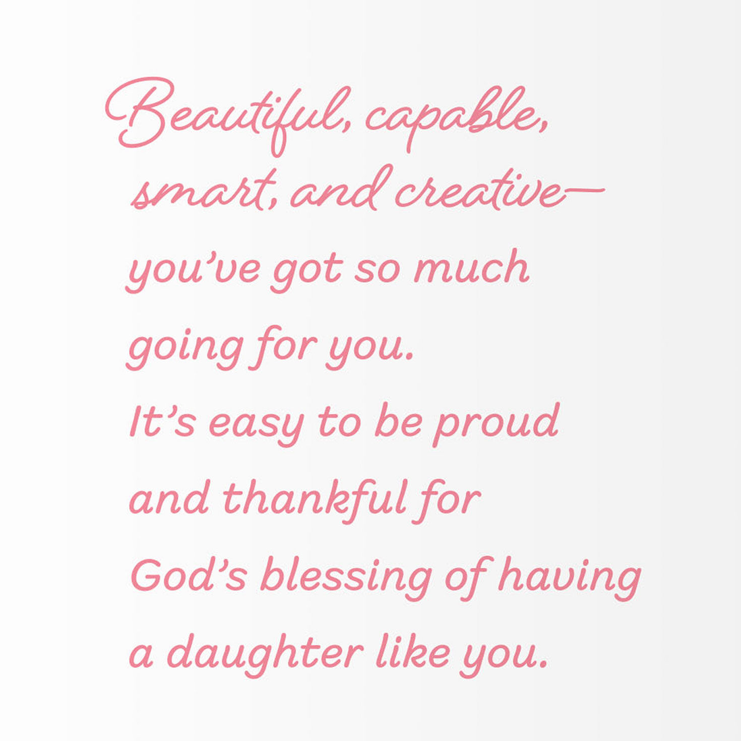 Amazing You Religious Birthday Card for Daughter for only USD 4.59 | Hallmark