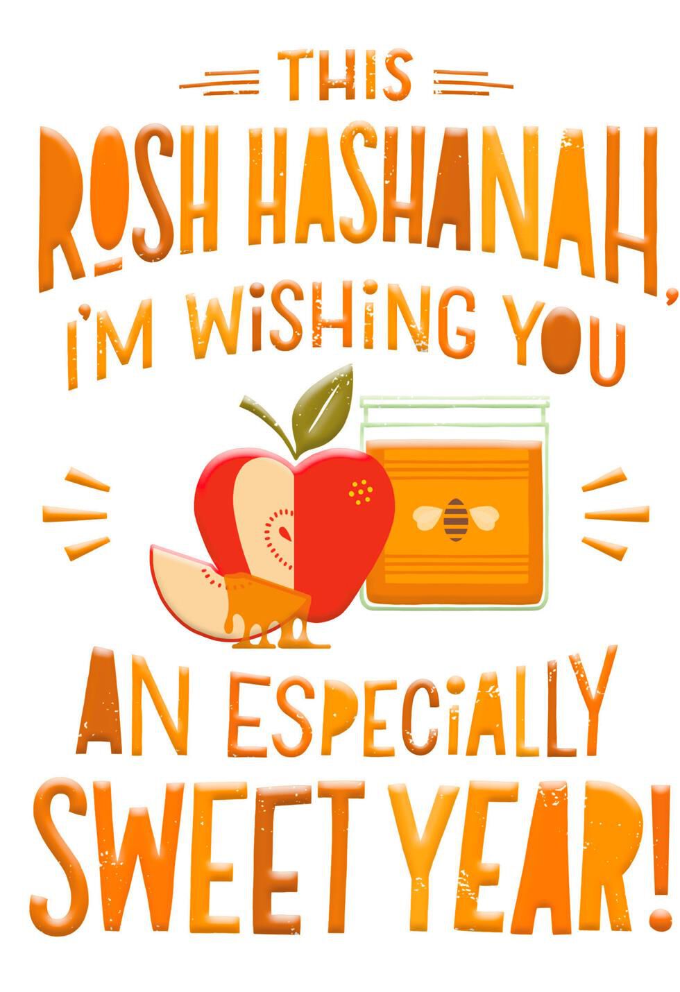 A Super Sweet Year Funny Rosh Hashanah Card