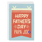 Personalized Red and White Pennant Father’s Day Card, , large image number 6