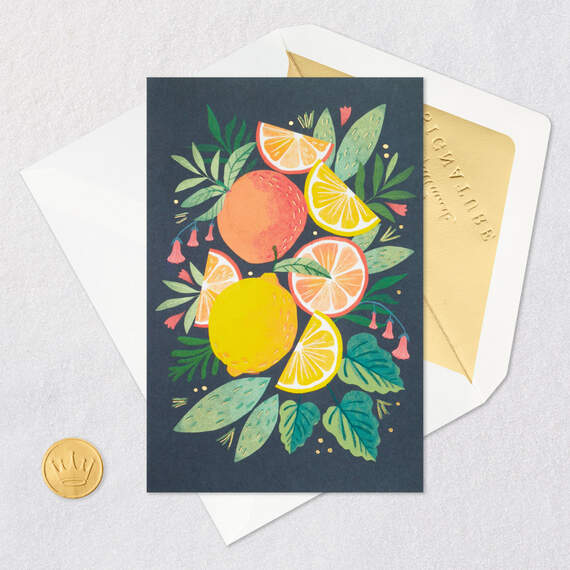 Oranges and Lemons Blank Card, , large image number 4