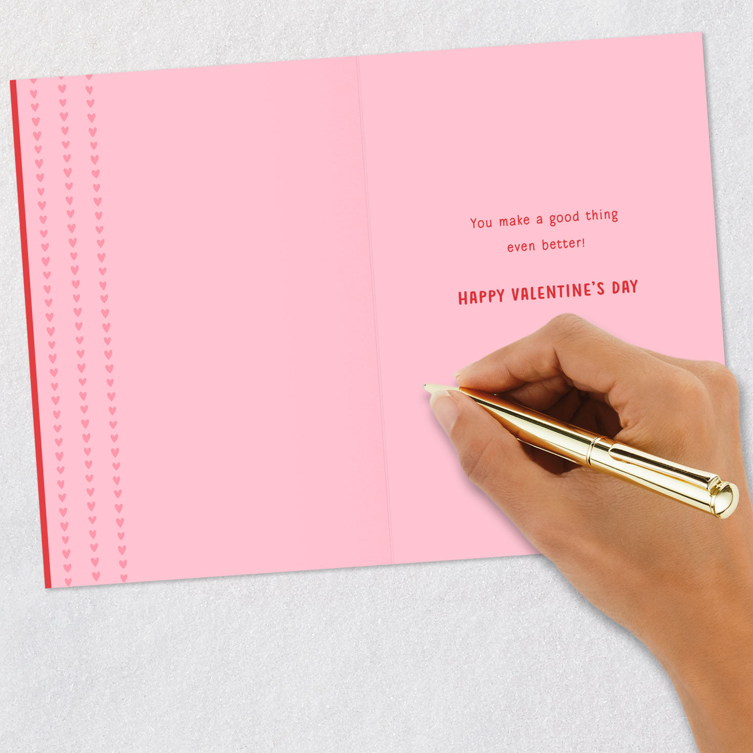 Hamburger and Fries Valentine's Day Card Signing card image number 6