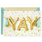 Yay Balloon Banner Graduation Card, , large image number 1